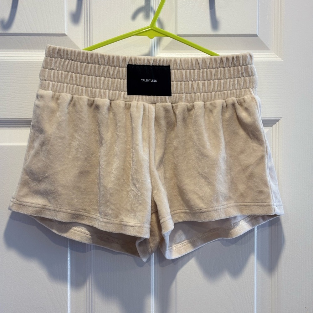 TALENTLESS Cream/Bone Boxing Shorts Rare-Retired!